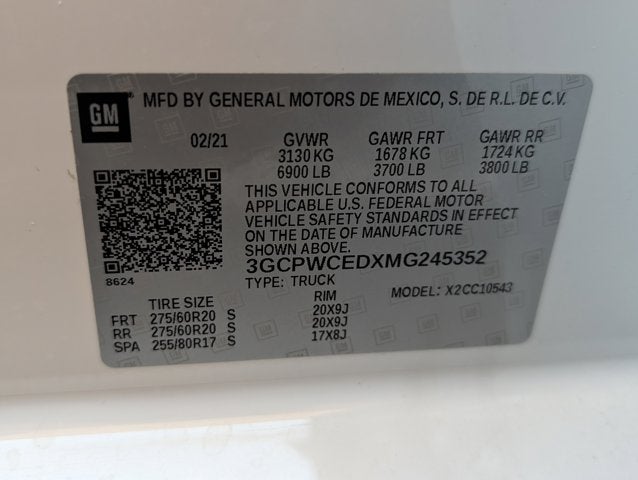 2021 Chevrolet Silverado 1500 LT