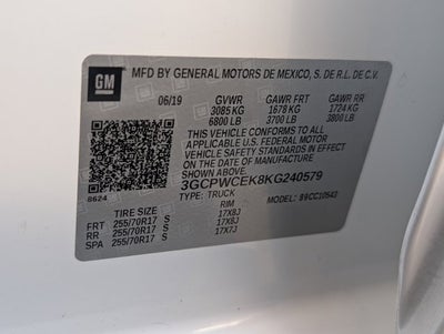 2019 Chevrolet Silverado 1500 LT