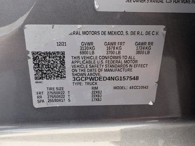 2022 Chevrolet Silverado 1500 LTD RST