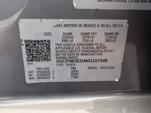 2022 Chevrolet Silverado 1500 LTD RST