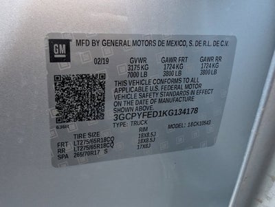 2019 Chevrolet Silverado 1500 LT Trail Boss