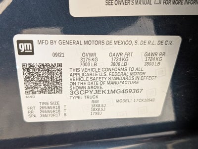 2021 Chevrolet Silverado 1500 LT