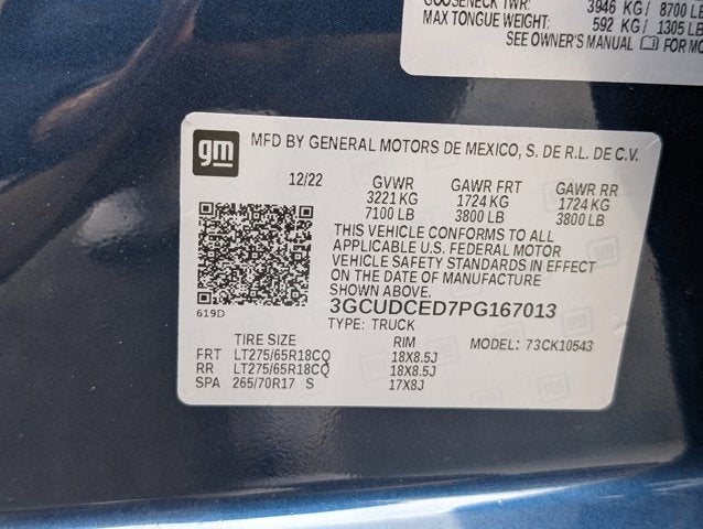 2023 Chevrolet Silverado 1500 Custom Trail Boss