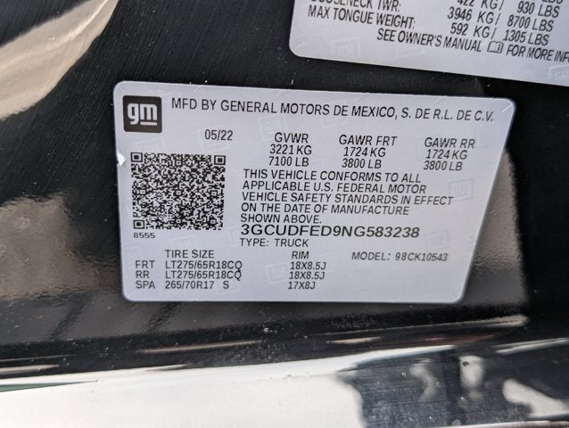 2022 Chevrolet Silverado 1500 LT Trail Boss