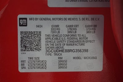 2024 Chevrolet Silverado 1500 ZR2