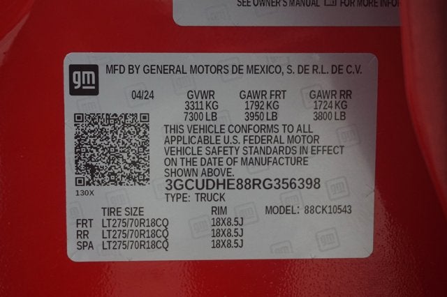 2024 Chevrolet Silverado 1500 ZR2