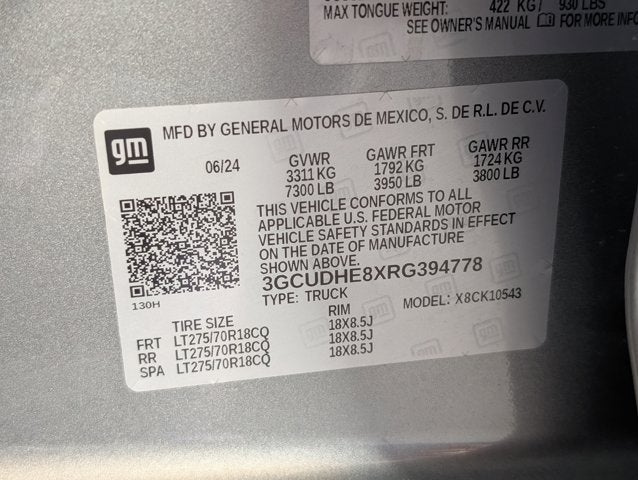 2024 Chevrolet Silverado 1500 ZR2