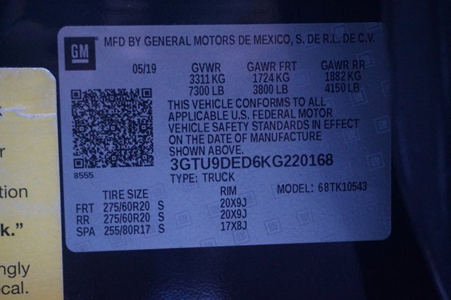 2019 GMC Sierra 1500 SLT