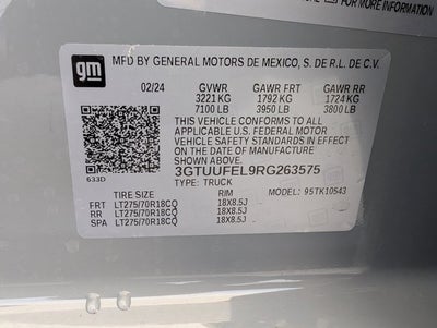 2024 GMC Sierra 1500 AT4X