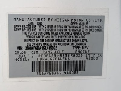 2025 Nissan Kicks SR