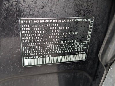 2020 Volkswagen Tiguan S