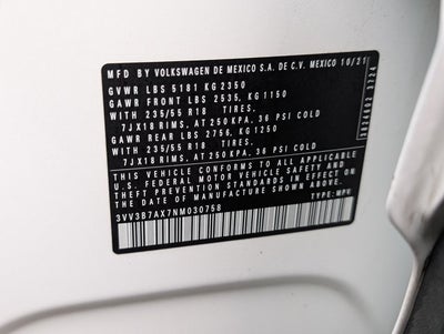 2022 Volkswagen Tiguan SE