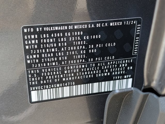 2025 Volkswagen Taos SE