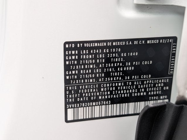 2024 Volkswagen Taos SE