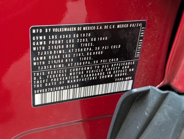 2024 Volkswagen Taos SE