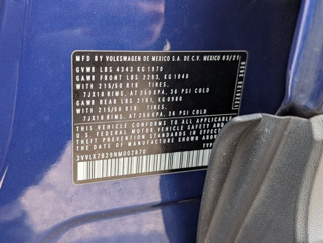 2022 Volkswagen Taos SE