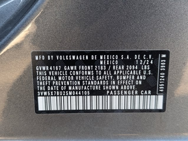 2025 Volkswagen Jetta S