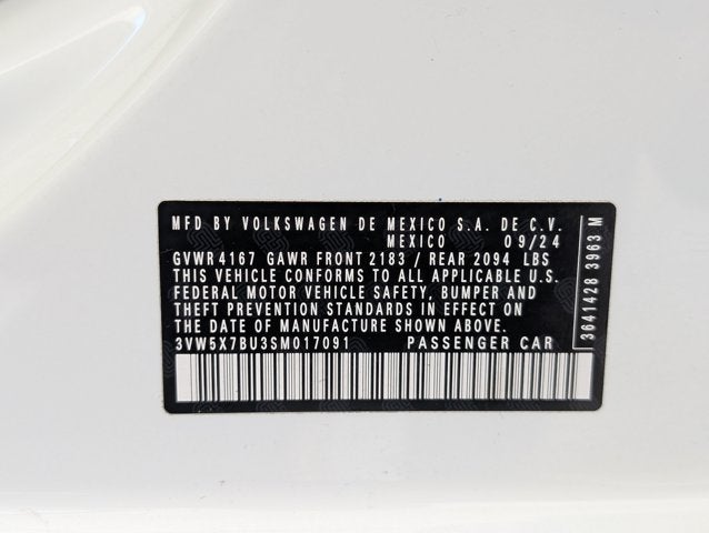 2025 Volkswagen Jetta S