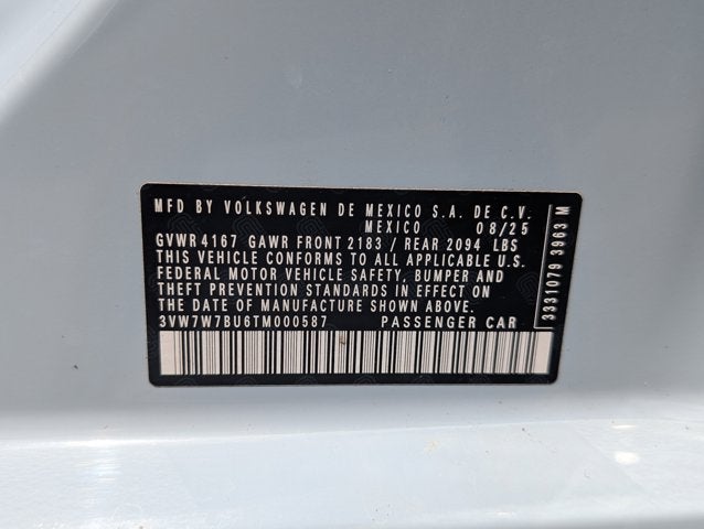 2026 Volkswagen Jetta SE