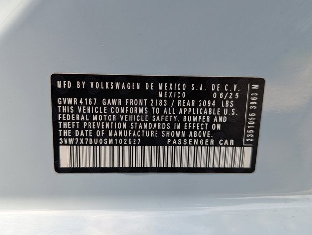 2025 Volkswagen Jetta SE