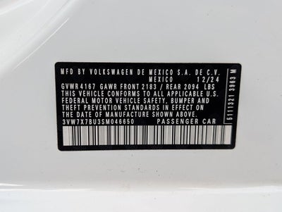 2025 Volkswagen Jetta SE