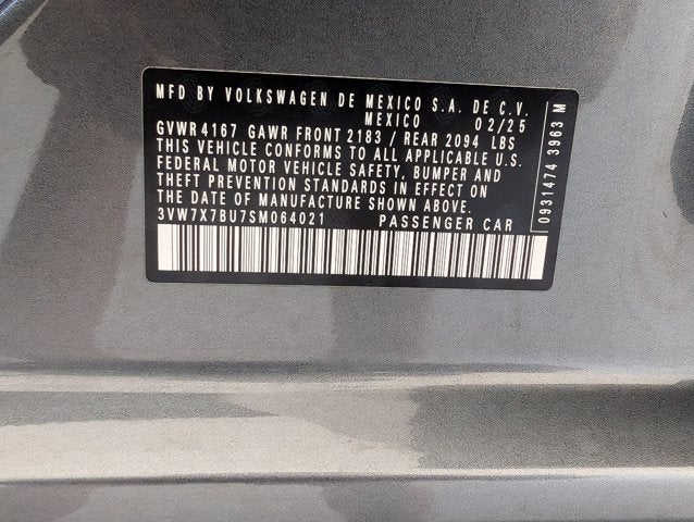 2025 Volkswagen Jetta SE