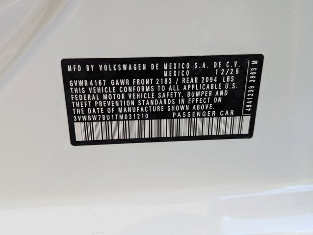 2026 Volkswagen Jetta Sport