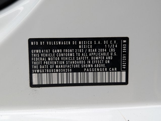 2025 Volkswagen Jetta SEL