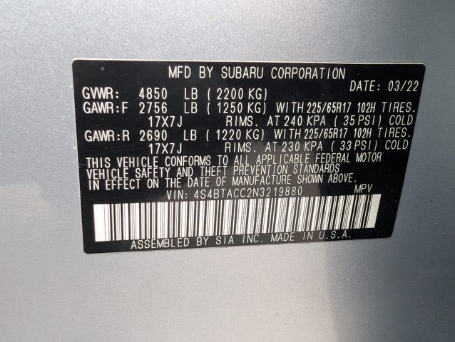 2022 Subaru Outback Premium