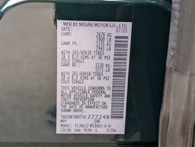 2025 Nissan Pathfinder Rock Creek