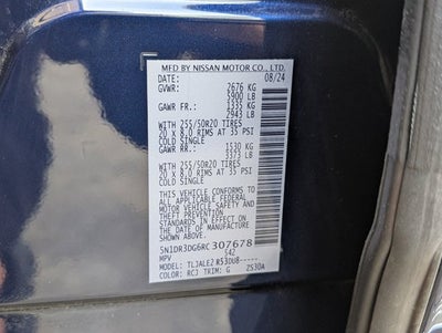 2024 Nissan Pathfinder Platinum