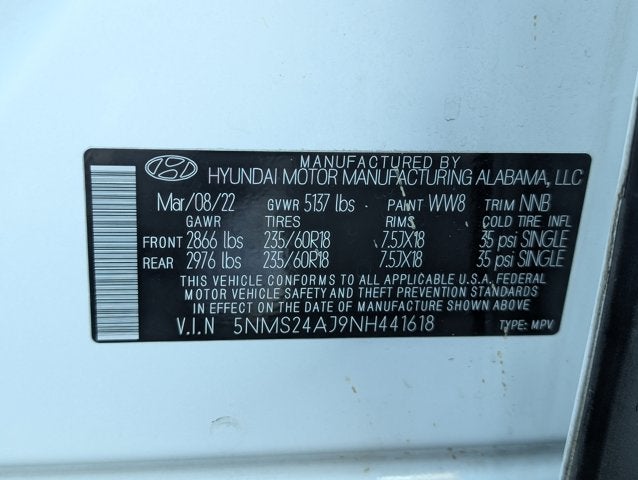 2022 Hyundai Santa Fe SEL