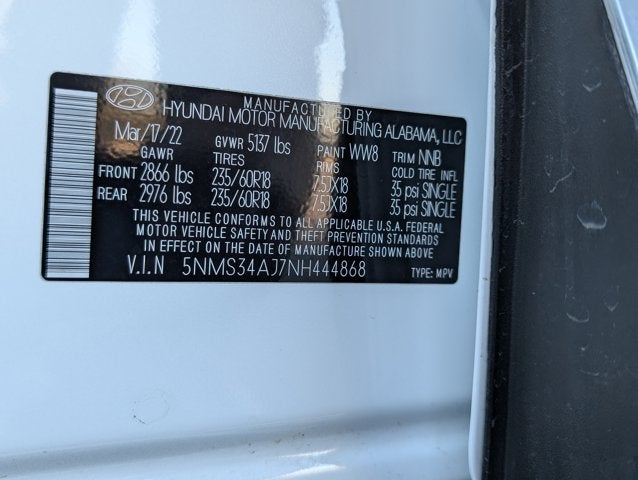 2022 Hyundai Santa Fe SEL