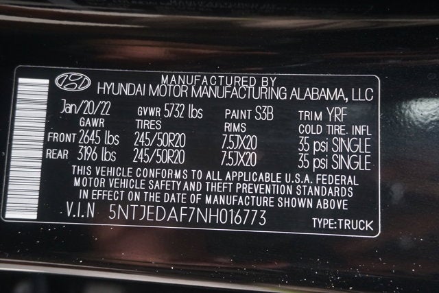 2022 Hyundai Santa Cruz Limited