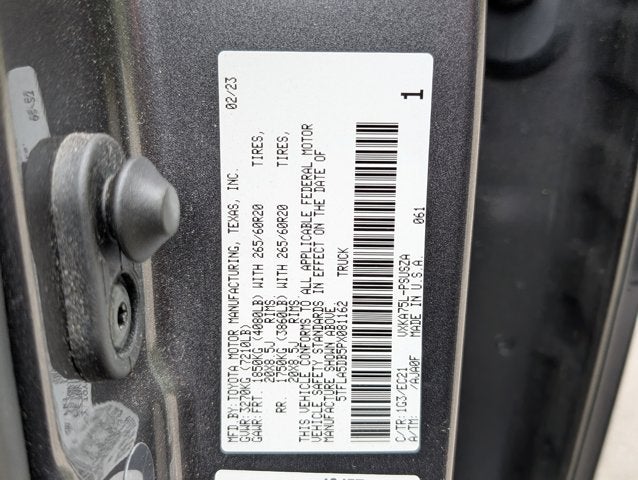 2023 Toyota Tundra 4WD SR5