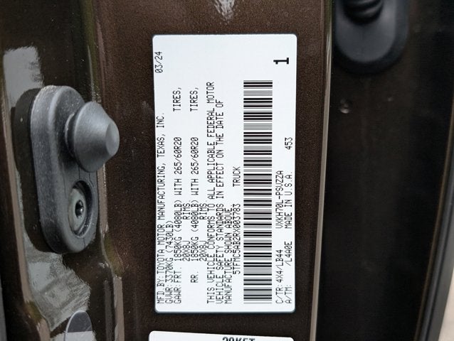 2024 Toyota Tundra 2WD 1794 Edition Hybrid