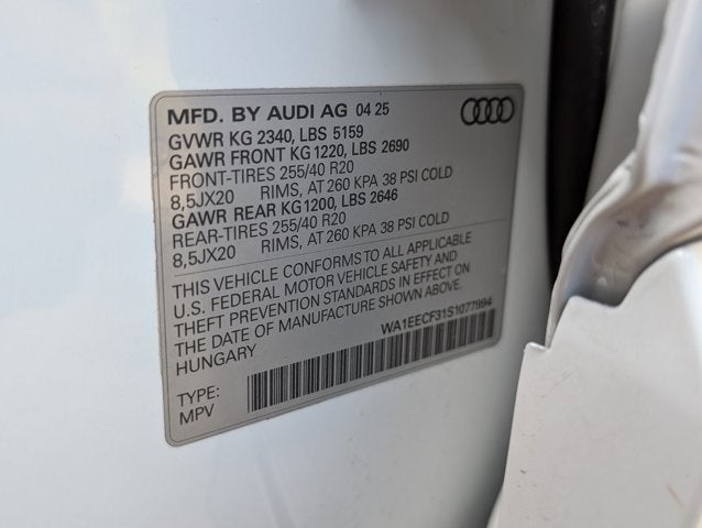2025 Audi Q3 S line Premium Plus