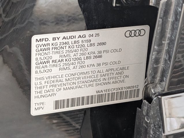 2025 Audi Q3 S line Premium Plus