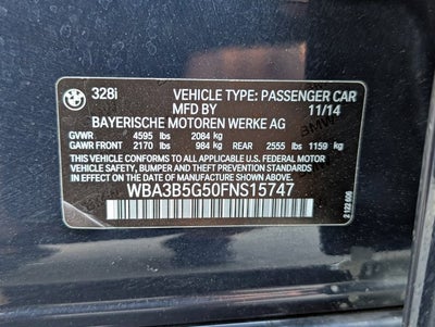 2015 BMW 3 Series 328i xDrive