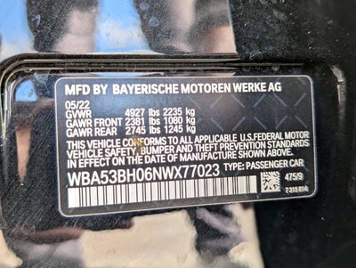 2022 BMW 5 Series 530i